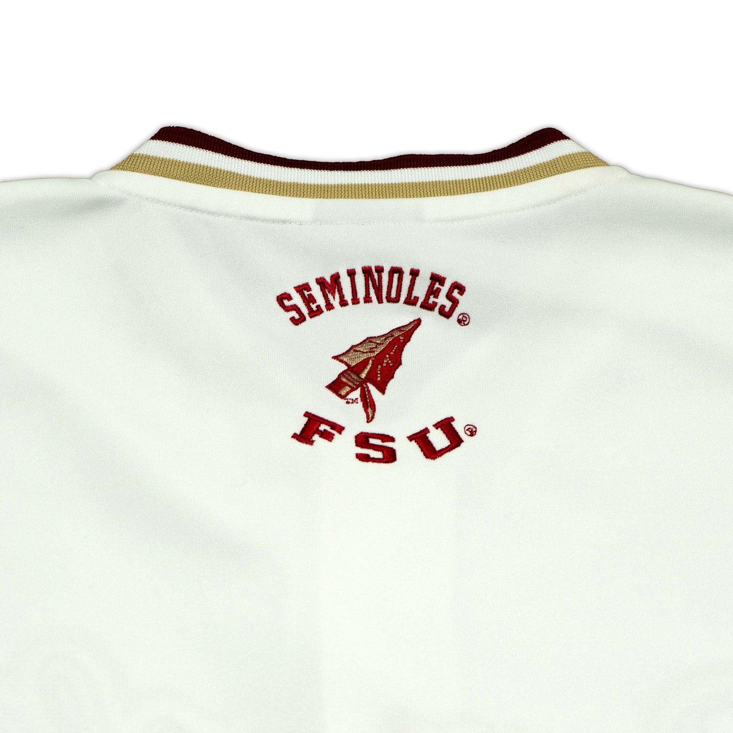 Colosseum Seminole White Baseball Jersey
