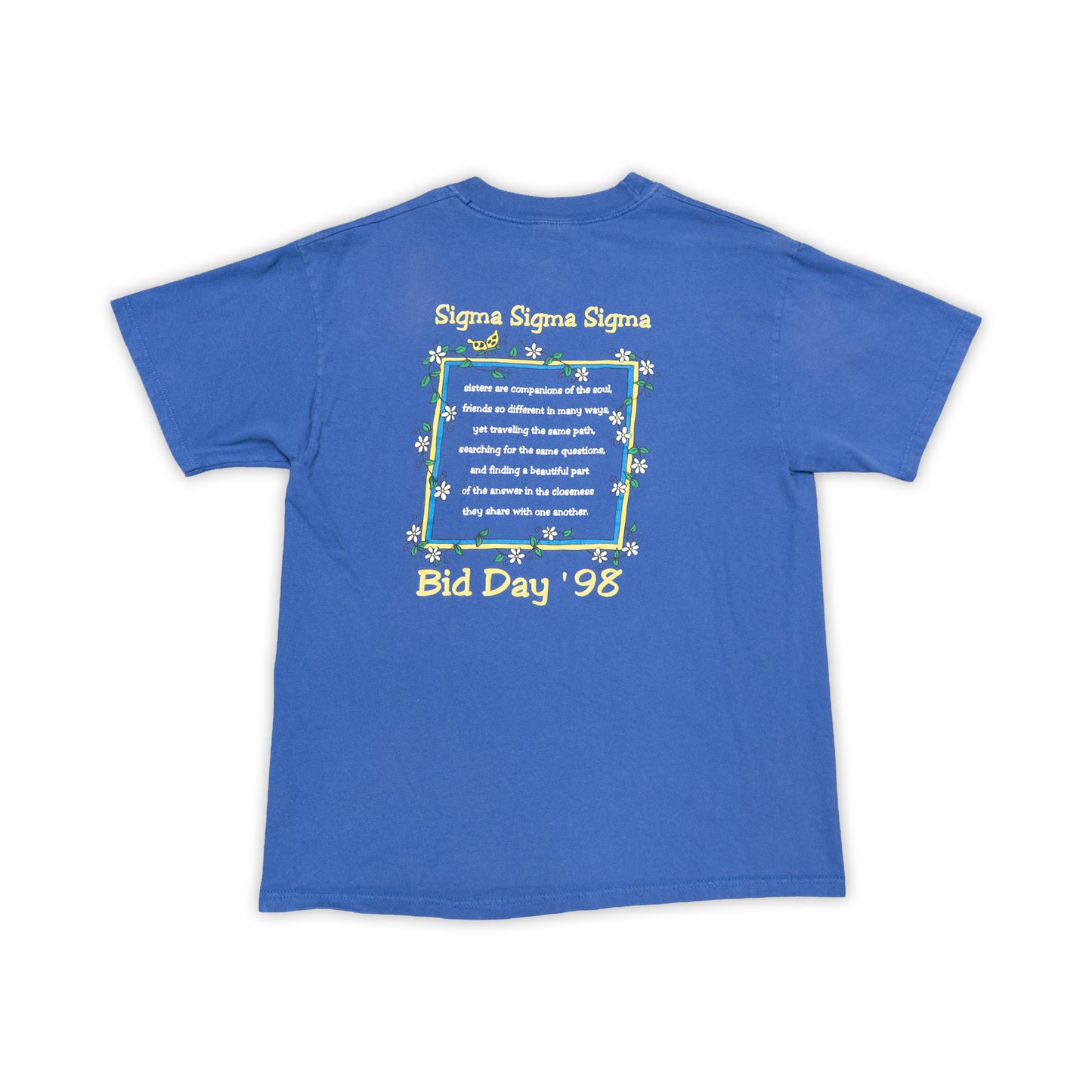 Sigma Sigma Sigma Bid Day 1998 Shirt