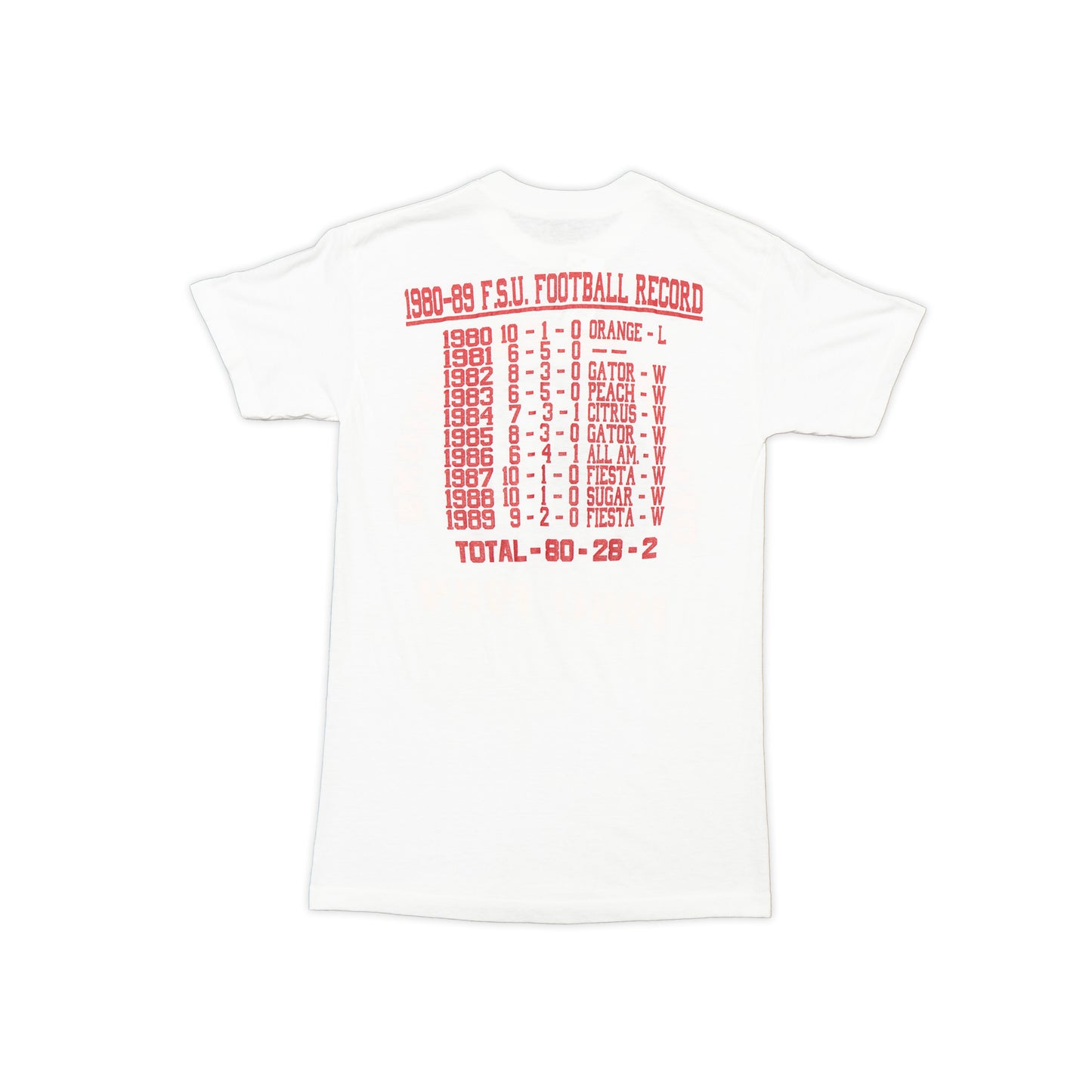 FSU Decade of Champions 1980-1989 Tee - S