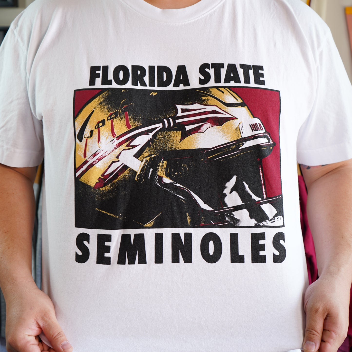 THE FSU Helmet Shirt